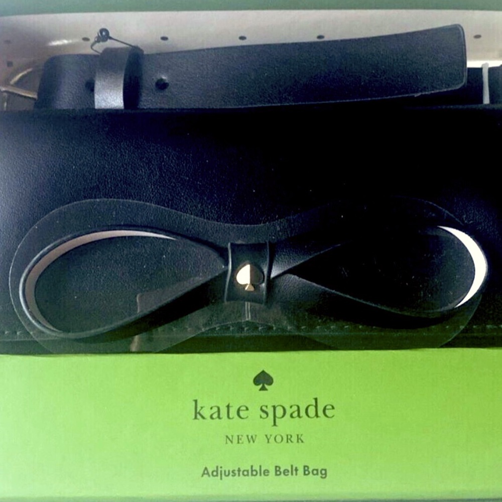 NWT Kate Spade Leather Belt Bag Black Bow
Size: L/XL - Picture 11 of 11